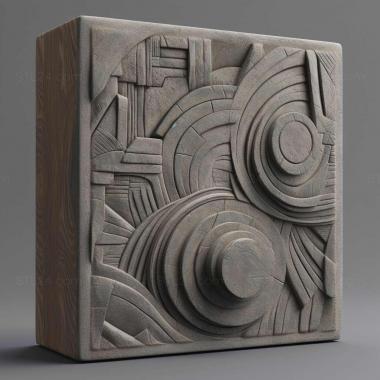 Patterns and decorations stl concrete 1 3d model
